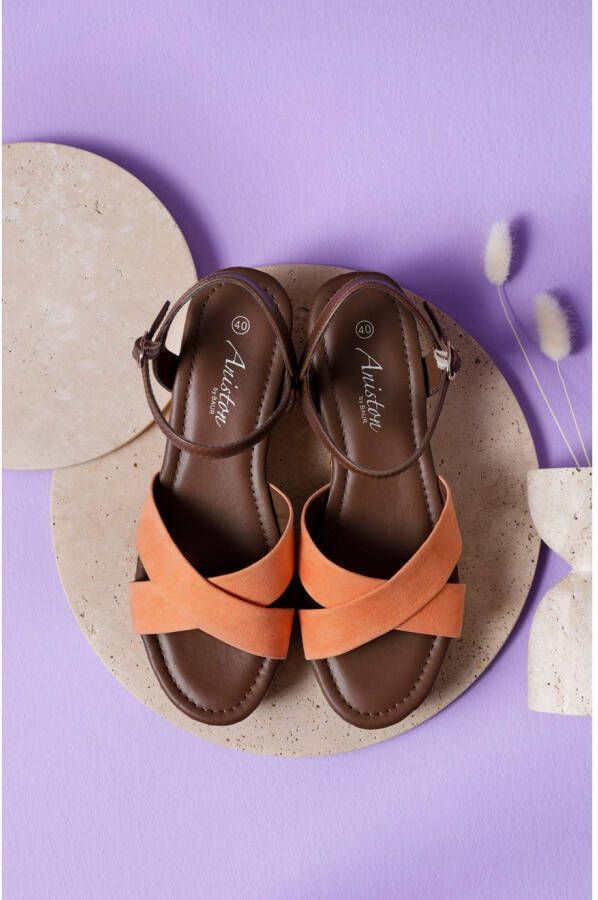 Aniston SHOES Sleehaksandaaltjes zomerschoen riemchensandaal sleehak nieuwe collectie