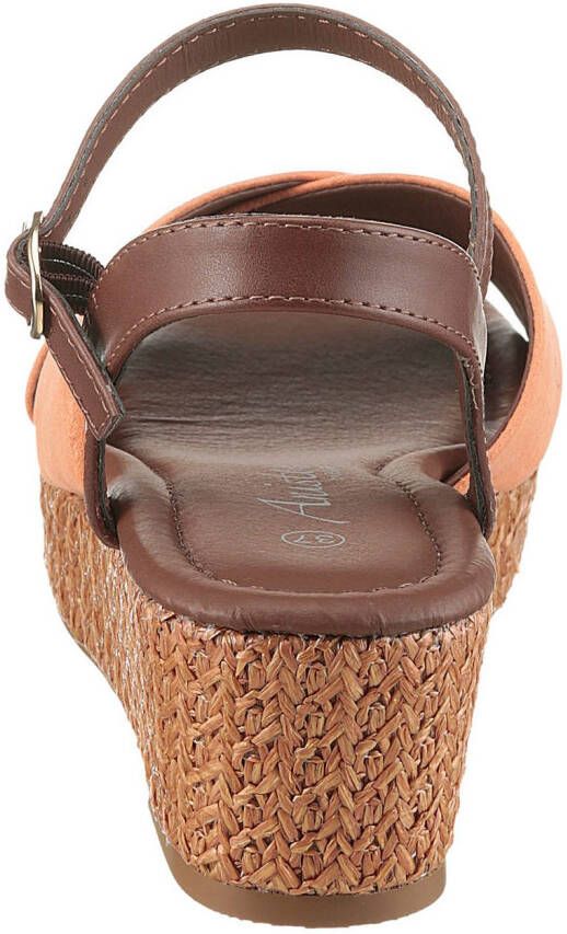 Aniston SHOES Sleehaksandaaltjes zomerschoen riemchensandaal sleehak nieuwe collectie
