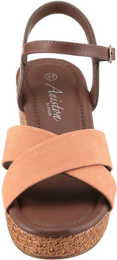 Aniston SHOES Sleehaksandaaltjes zomerschoen riemchensandaal sleehak nieuwe collectie