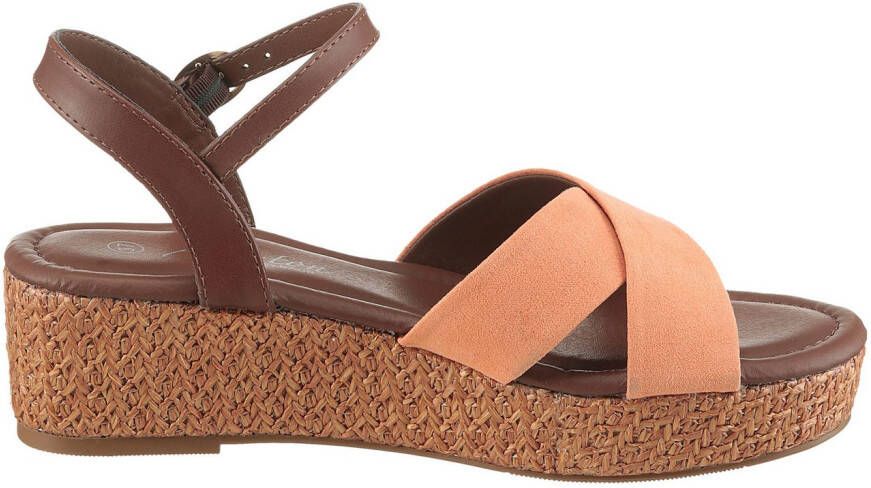 Aniston SHOES Sleehaksandaaltjes zomerschoen riemchensandaal sleehak nieuwe collectie