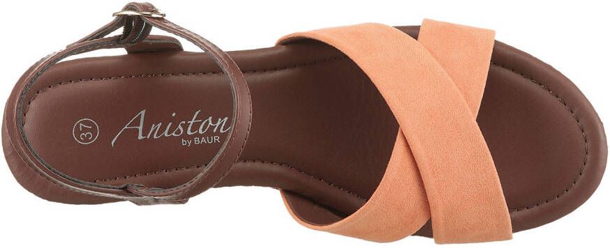 Aniston SHOES Sleehaksandaaltjes zomerschoen riemchensandaal sleehak nieuwe collectie