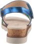 Aniston SHOES Sleehaksandaaltjes sandaal zomerschoen klittenbandschoen metallic-look nieuwe collectie - Thumbnail 6