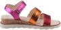Aniston SHOES Sleehaksandaaltjes sandaal zomerschoen klittenbandschoen metallic-look nieuwe collectie - Thumbnail 8