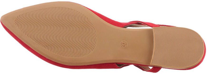 Aniston SHOES Slingback pumps Flat zomerschoen riemsandaal nieuwe COLLECTIE smalle vorm