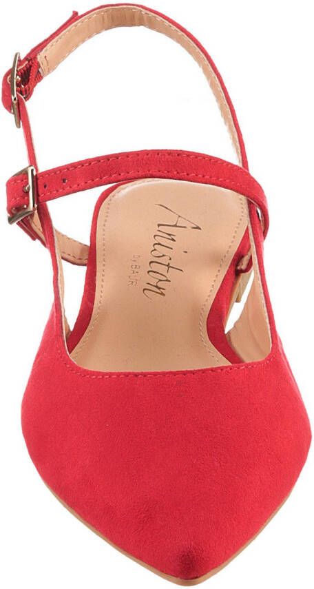 Aniston SHOES Slingback pumps Flat zomerschoen riemsandaal nieuwe COLLECTIE smalle vorm
