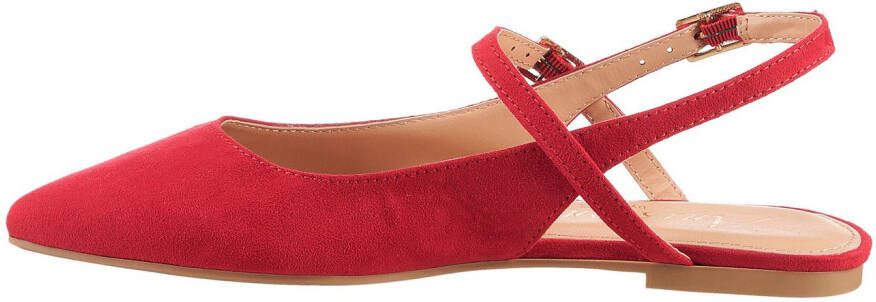 Aniston SHOES Slingback pumps Flat zomerschoen riemsandaal nieuwe COLLECTIE smalle vorm