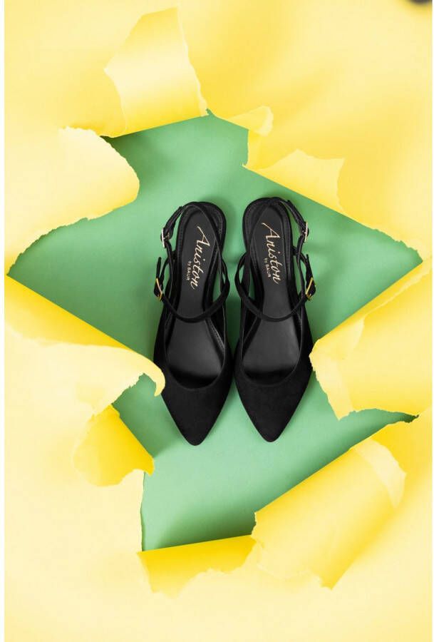 Aniston SHOES Slingback pumps Flat zomerschoen riemsandaal nieuwe COLLECTIE smalle vorm