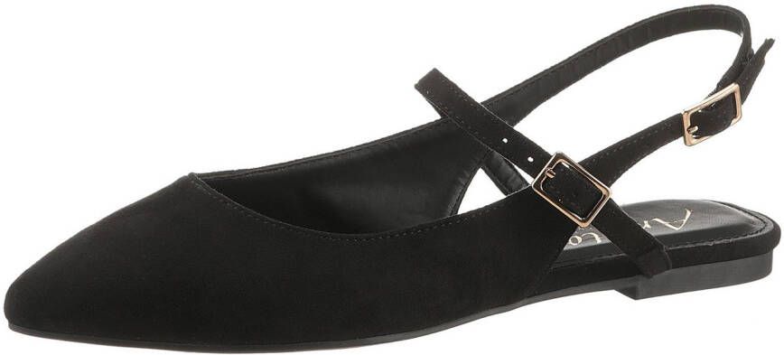 Aniston SHOES Slingback pumps Flat zomerschoen riemsandaal nieuwe COLLECTIE smalle vorm