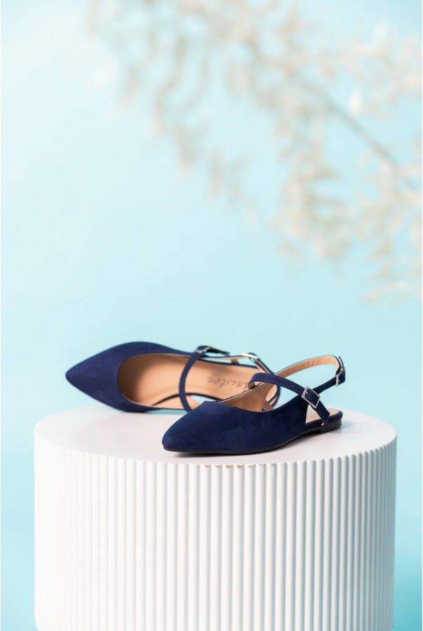 Aniston SHOES Slingback pumps Flat zomerschoen riemsandaal nieuwe COLLECTIE smalle vorm