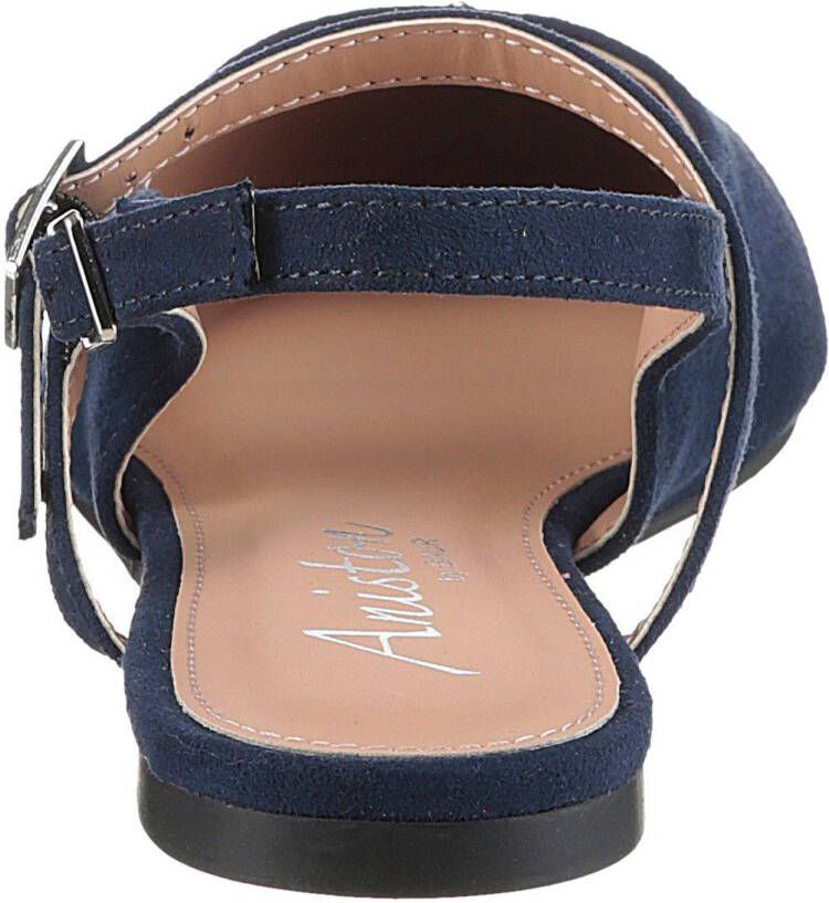 Aniston SHOES Slingback pumps Flat zomerschoen riemsandaal nieuwe COLLECTIE smalle vorm