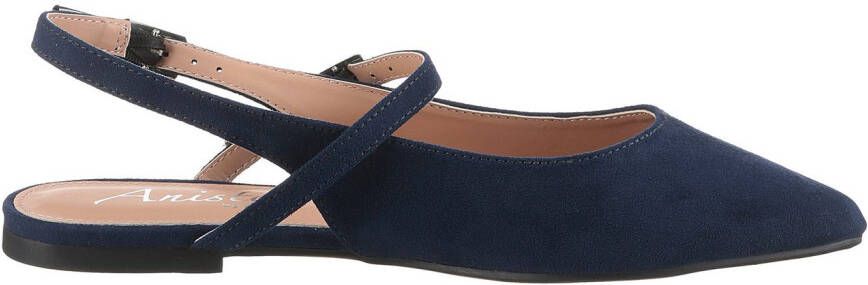 Aniston SHOES Slingback pumps Flat zomerschoen riemsandaal nieuwe COLLECTIE smalle vorm