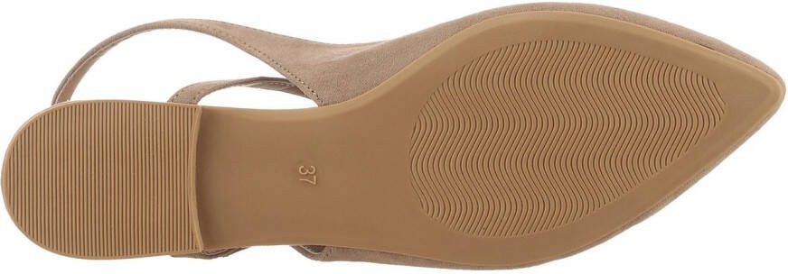 Aniston SHOES Slingback pumps Flat zomerschoen riemsandaal nieuwe COLLECTIE smalle vorm