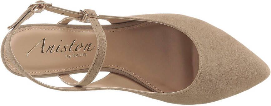 Aniston SHOES Slingback pumps Flat zomerschoen riemsandaal nieuwe COLLECTIE smalle vorm