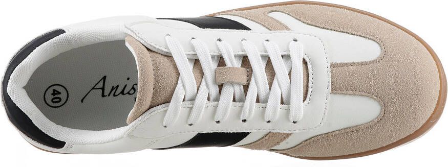 Aniston SHOES Sneakers vrijetijdsschoen lage schoen veterschoen nieuwe collectie