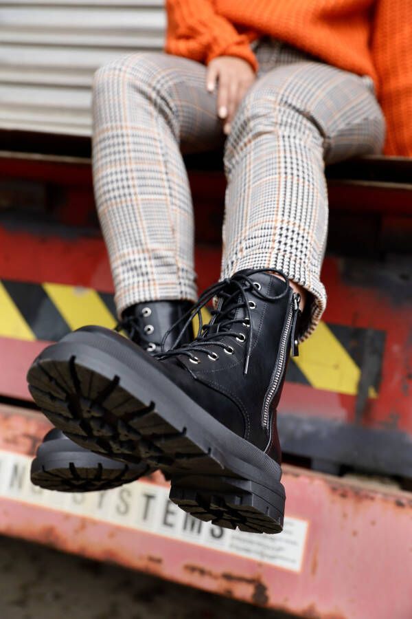 Aniston SHOES Veterschoenen werklaarzen profielzool nieuwe collectie