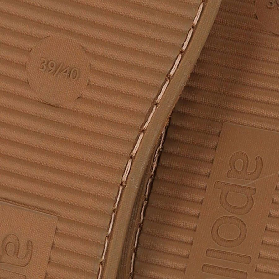 Apollo Pantoffels LADIES HOME BOOTS SUEDE met logo-embossing en knusse warme binnenvoering