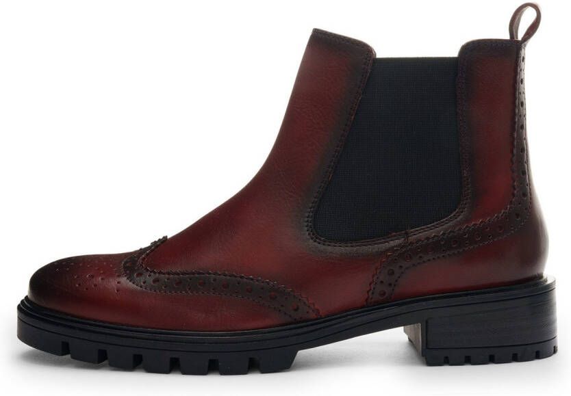 Ara Chelsea-boots Tulsa enkellaars instaplaarzen met lyra-perforatie g-breedte (breed)