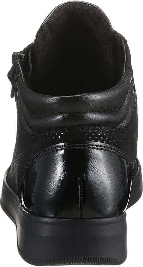 Ara Hoge veterschoenen Rome in materiaalmix g-breedte = wijd