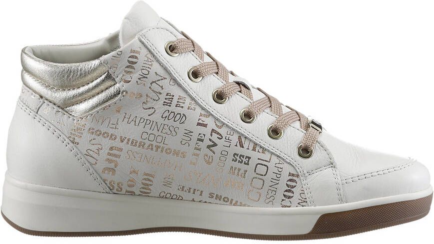 Ara Veterschoenen Rome sleehak high top-sneaker vrijetijdsschoen met rits