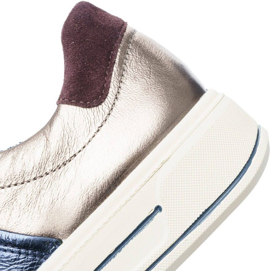 Ara Plateausneakers CANBERRA Plateau sneaker veterschoen in metallic look H-wijdte