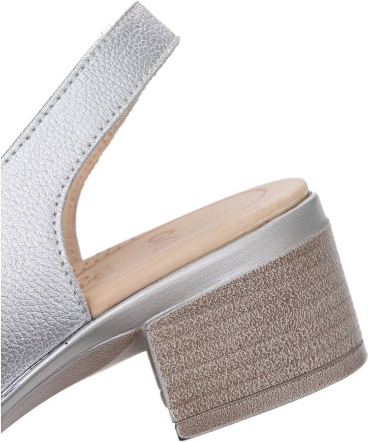 Ara Sandaaltjes Lugano feestdag schoen glittersandaal kitten heel met blokhak h-breedte