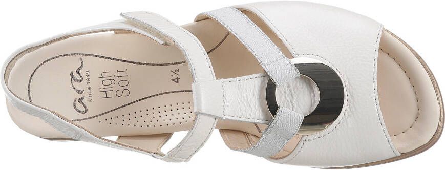 Ara Sandaaltjes Lugano zomerschoen sandaal blokhak in elegante look h-breedte