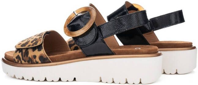 Ara Sandalen Bilbao Wig sandalen plateau sandalen met klittenbandsluitingen G-wijdte