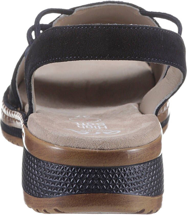 Ara Sandalen Hawaï zomerschoen sandaal sleehak met stretch-banden g-breedte