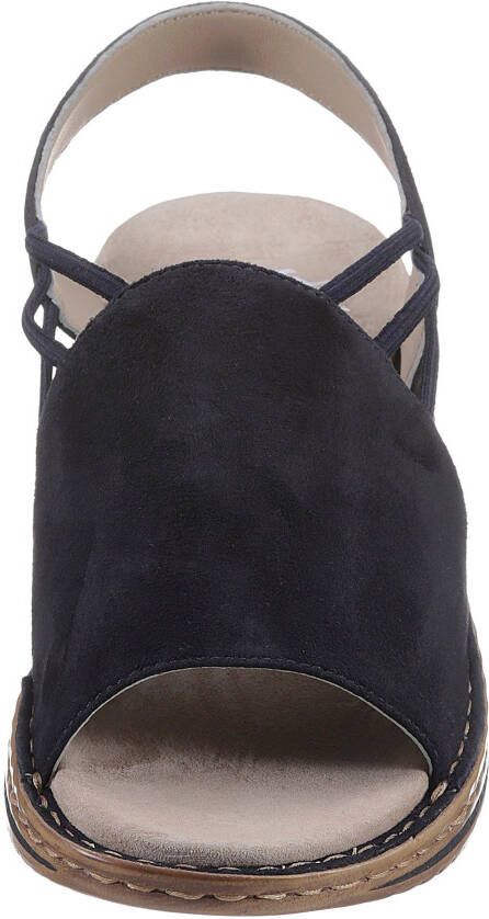 Ara Sandalen Hawaï zomerschoen sandaal sleehak met stretch-banden g-breedte