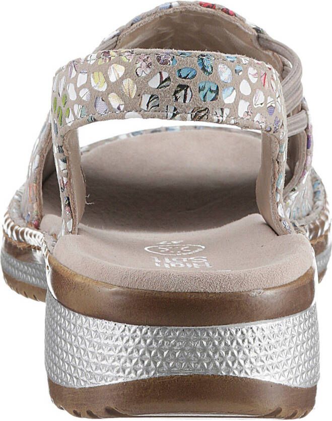 Ara Sandalen Hawaï zomerschoen sandaal sleehak met stretch-banden g-breedte