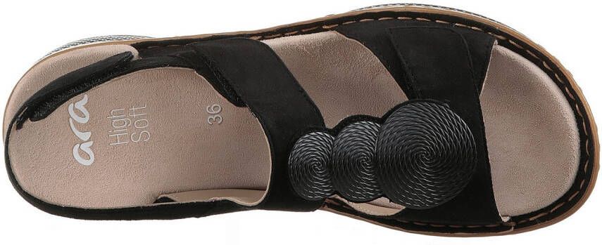 Ara Sandalen Hawaï zomerschoen sandaal sleehak in comfortwijdte g (=wijd)