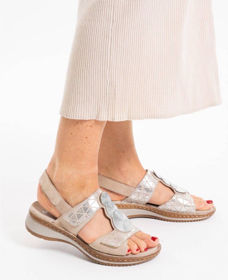 Ara Sandalen Hawaï zomerschoen sandaal sleehak in comfortwijdte g (=wijd)