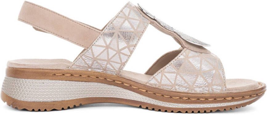 Ara Sandalen Hawaï zomerschoen sandaal sleehak in comfortwijdte g (=wijd)