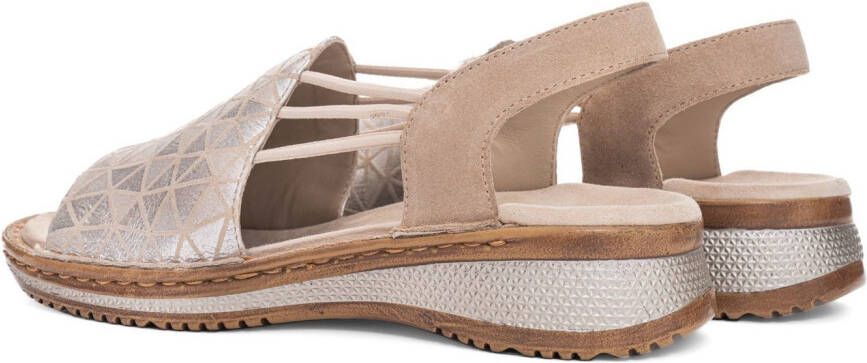 Ara Sandalen Hawaï zomerschoen sandaal sleehak met stretch-banden g-breedte