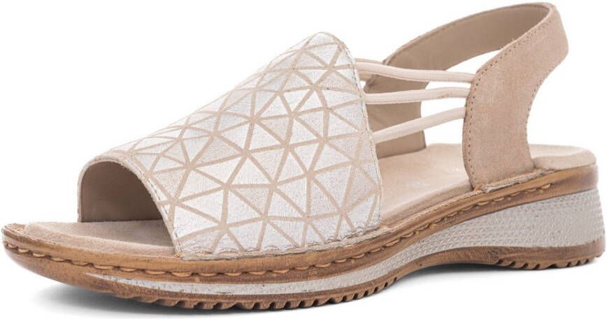 Ara Sandalen Hawaï zomerschoen sandaal sleehak met stretch-banden g-breedte