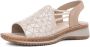 Ara Sandalen Hawaï zomerschoen sandaal sleehak met stretch-banden g-breedte - Thumbnail 6