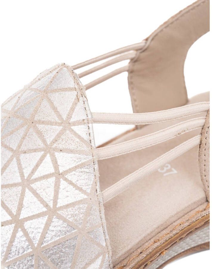 Ara Sandalen Hawaï zomerschoen sandaal sleehak met stretch-banden g-breedte