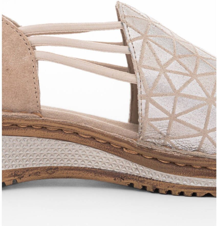 Ara Sandalen Hawaï zomerschoen sandaal sleehak met stretch-banden g-breedte