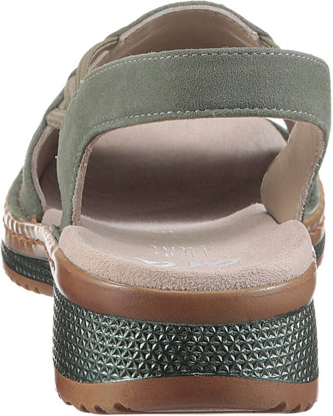 Ara Sandalen Hawaï zomerschoen sandaal sleehak met stretch-banden g-breedte