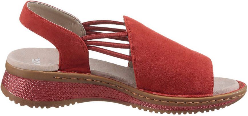 Ara Sandalen Hawaï zomerschoen sandaal sleehak met stretch-banden g-breedte