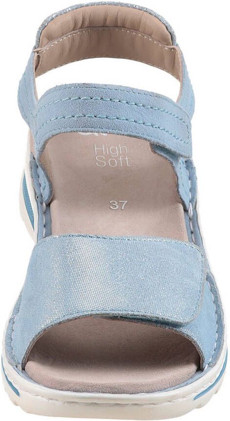 Ara Sleehaksandaaltjes TAMPA zomerschoen sandaal sleehak met klittenbandsluitingen g-breedte