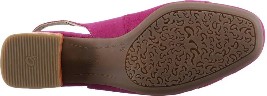 Ara Slingback pumps Graz avondschoen zomerschoen blokhak in afgeronde vorm