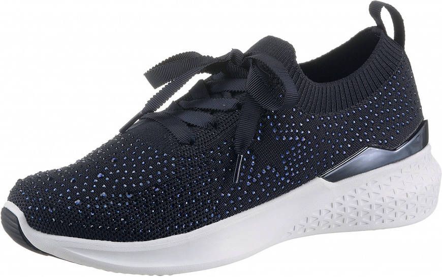 Ara NU 21% KORTING Slip on sneakers Maya met glinstersteentjes h wijdte
