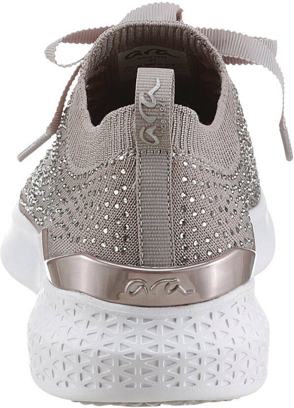 Ara Slip-on sneakers Maya met glinstersteentjes h-wijdte