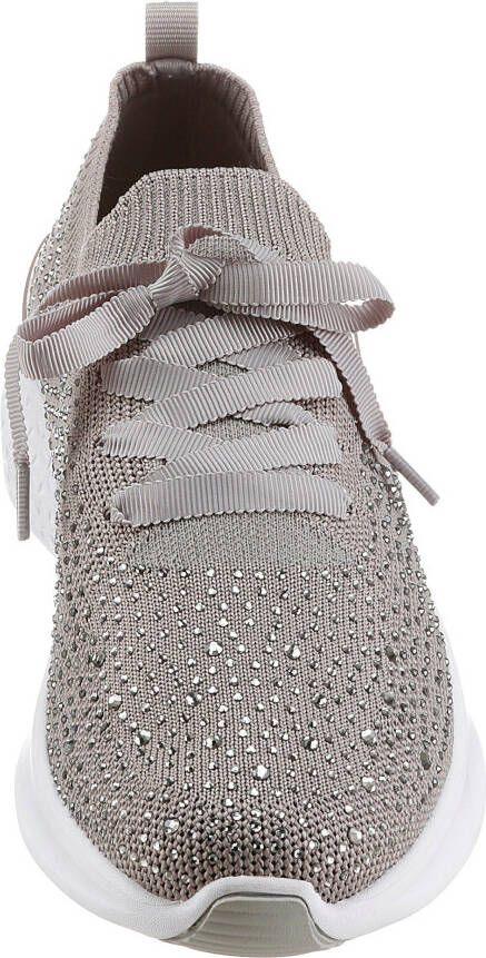 Ara Slip-on sneakers Maya met glinstersteentjes h-wijdte