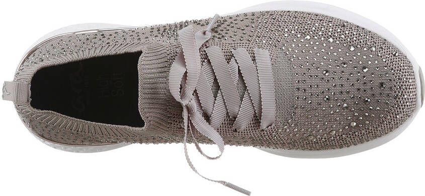 Ara Slip-on sneakers Maya met glinstersteentjes h-wijdte