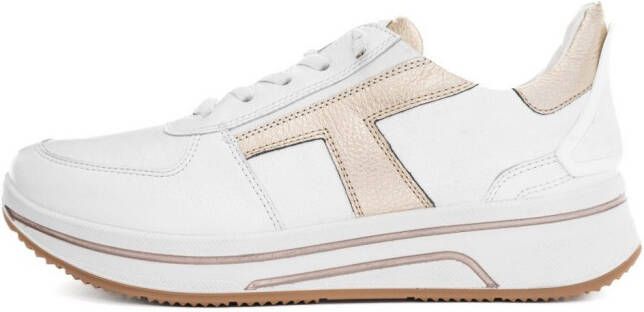 Ara Slip-on sneakers Sapporo vrijetijdsschoen veterschoen met frotté voering h-breedte