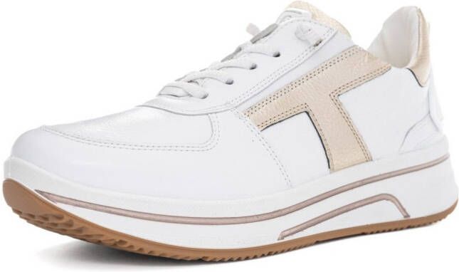Ara Slip-on sneakers Sapporo vrijetijdsschoen veterschoen met frotté voering h-breedte