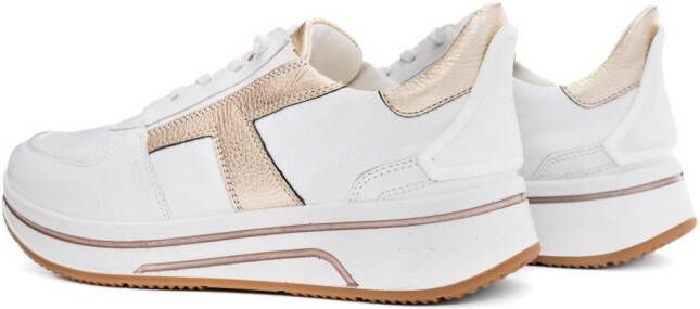 Ara Slip-on sneakers Sapporo vrijetijdsschoen veterschoen met frotté voering h-breedte