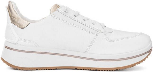 Ara Slip-on sneakers Sapporo vrijetijdsschoen veterschoen met frotté voering h-breedte